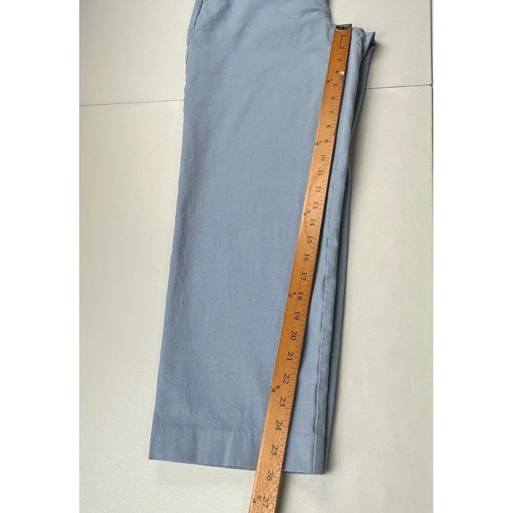 Boden Pants Womens 10R Blue Bi-stretch Tapered Ankle Trouser Stretch Career